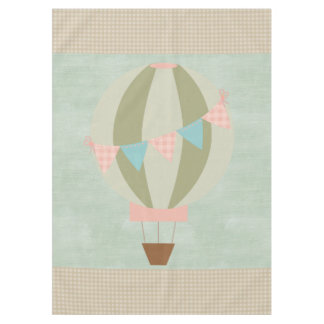 Herrliche Heißluft-Ballon-Person-Babyparty Tischdecke