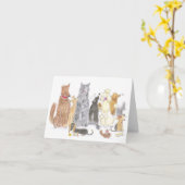 Herrliche Hundeanmerkungskarte Karte (Gelbe Blume)