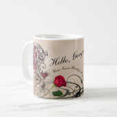 Herrliche innere Schönheit Kaffeetasse (Vorderseite Links)