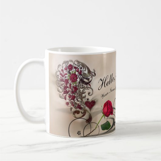 Herrliche innere Schönheit Kaffeetasse (Links)