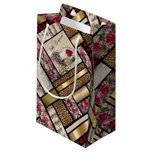 Herrliche innere Schönheit Kleine Geschenktüte (Vorderseite Schrägansicht)