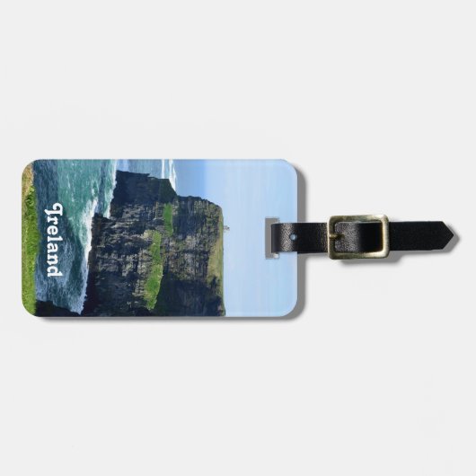 Herrliche Klippen von Moher Gepäckanhänger (Vorderseite horizontal)