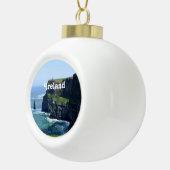 Herrliche Klippen von Moher Keramik Kugel-Ornament (Rechts)