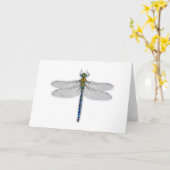 Herrliche Libelle Karte (Gelbe Blume)