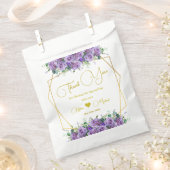 Herrliche Lila und Lavender Vineyard Vielen Dank Geschenktütchen (Ausgeschnitten)