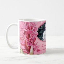 Herrliche Mama-Rosa-Orchideen-Blume  Kaffeetasse