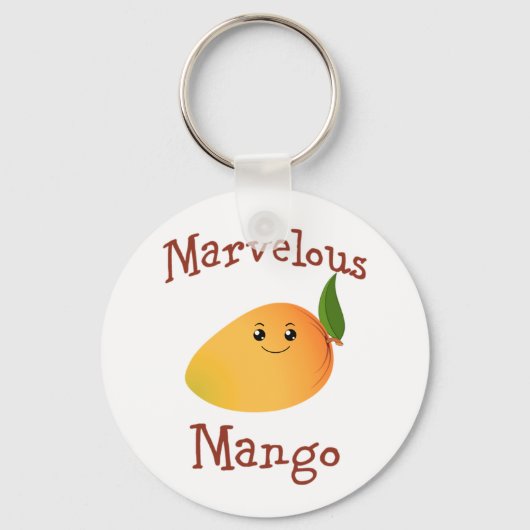 Herrliche Mango Schlüsselanhänger (Vorderseite)