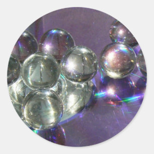 Herrliche Marbles Runder Aufkleber