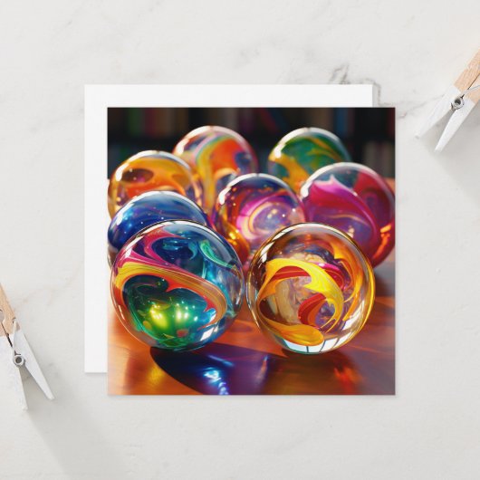 Herrliche Marmor Karte (Vorderseite/Rückseite Beispiel)