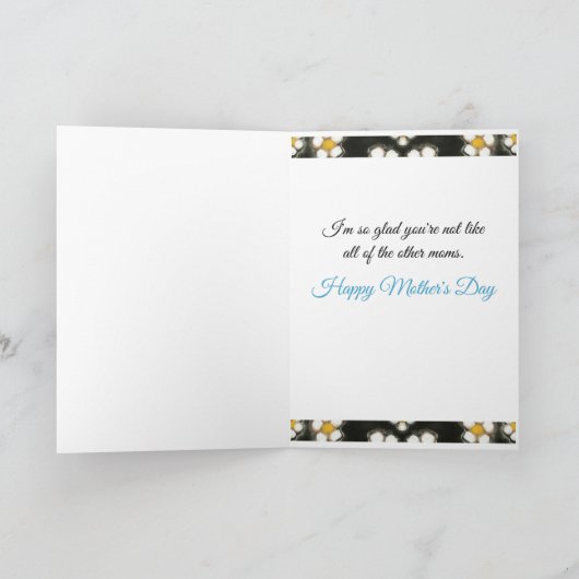 Herrliche Mischung - Muttertagskarte Karte (Innenseite)