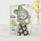 Herrliche Mischung - Muttertagskarte Karte (Gelbe Blume)