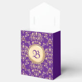 Herrliche mittelalterliche Damaskus Mit Monogramm  Geschenkschachtel (Geöffnet)