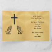 Herrliche, Pastor-Jubiläumskarten oder JEDES JAHR Dankeskarte (Innenseite)