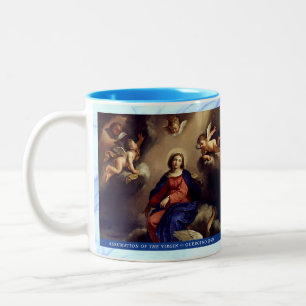Herrliche Rosenkranzmysterien Artikel #4: Himmelfa Zweifarbige Tasse