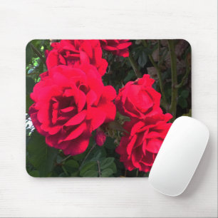 Herrliche Rote Rosen Mousepad