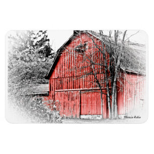 Herrliche rote Scheune Magnet