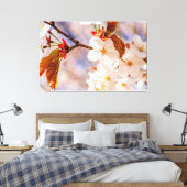 Herrliche Sakura-Blume. Hanami-Frühlingszeit Leinwanddruck (Insitu (Schlafzimmer))