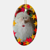 Herrliche Sankt-Weihnachtsverzierung Keramik Ornament (Rechts)