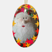 Herrliche Sankt-Weihnachtsverzierung Keramik Ornament (Links)