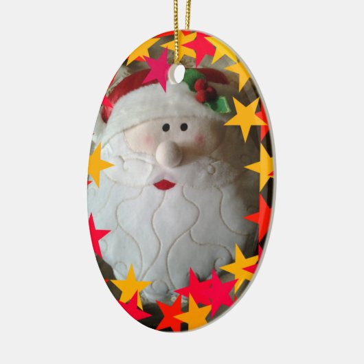 Herrliche Sankt-Weihnachtsverzierung Keramik Ornament (Links)