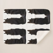 Herrliche Schäferhund-Silhouette Sherpadecke (Vorderseite (Horizontal))