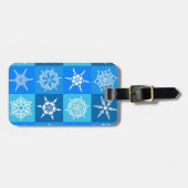 HERRLICHE SCHNEEFLOCKEN GEPÄCKANHÄNGER (Vorderseite horizontal)