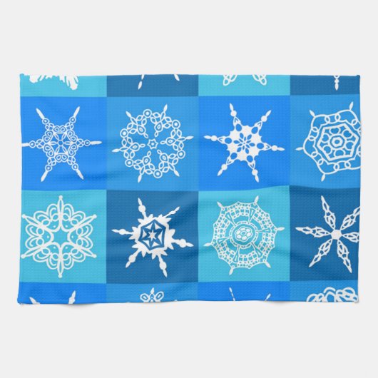 HERRLICHE SCHNEEFLOCKEN HANDTUCH (Horizontal)