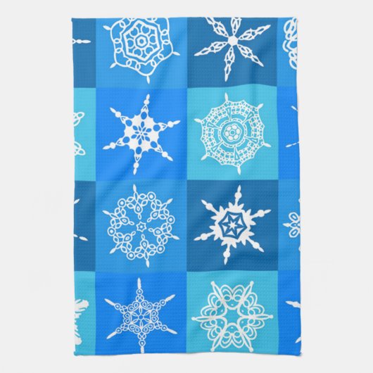 HERRLICHE SCHNEEFLOCKEN HANDTUCH (Vertikal)