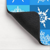HERRLICHE SCHNEEFLOCKEN MOUSEPAD (Ecke)