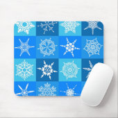 HERRLICHE SCHNEEFLOCKEN MOUSEPAD (Mit Mouse)