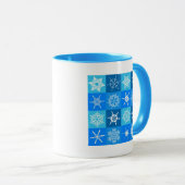 HERRLICHE SCHNEEFLOCKEN TASSE (VorderseiteRechts)