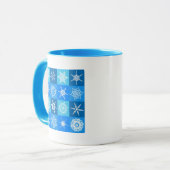 HERRLICHE SCHNEEFLOCKEN TASSE (Vorderseite Links)