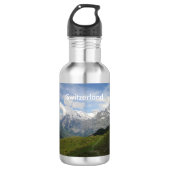 Herrliche Schweizer Landschaft Trinkflasche (Vorderseite)