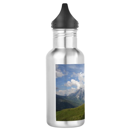 Herrliche Schweizer Landschaft Trinkflasche (Links)