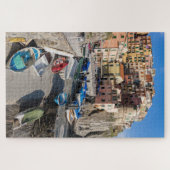 Herrliche Sicht auf Manarola, Cinque Terre, Italie Puzzle (Horizontal)