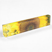 Herrliche Sonnenblume Namensplakette