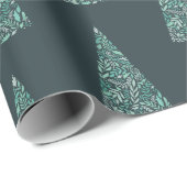 Herrliche Spruce-Bäume Weihnachts-/Feiertagsgestal Geschenkpapier (Rolleneckpunkt)