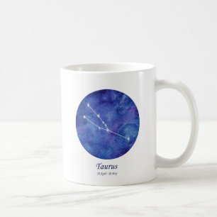 Herrliche Stier-Tierkreis-Konstellations-Tasse Kaffeetasse