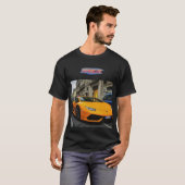 Herrliche Supercar Männer's T - Shirt Design. (Vorne ganz)