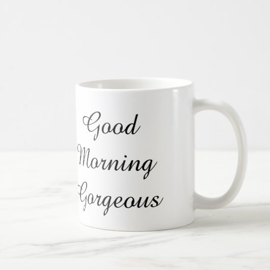 Herrliche Tasse des gutenmorgens (Rechts)