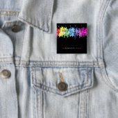 Herrliche und bunte Sterne Button (Beispiel)