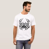 Herrliche und Stammes- Spinne T-Shirt (Vorne ganz)