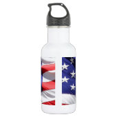 HERRLICHE USA-FLAGGE TRINKFLASCHE (Rückseite)