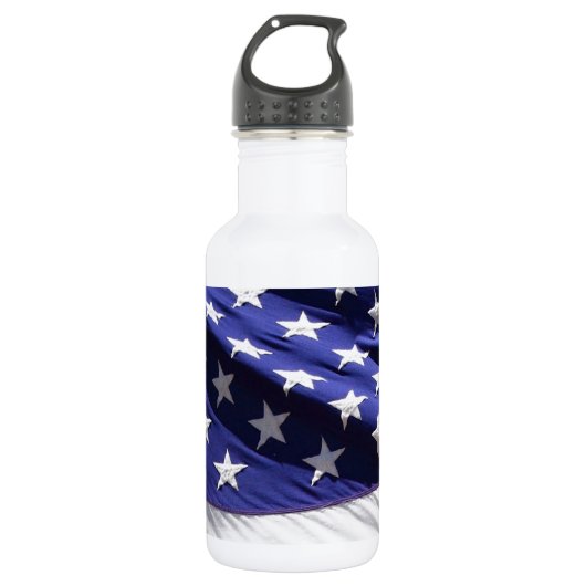 HERRLICHE USA-FLAGGE TRINKFLASCHE (Vorderseite)