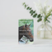 Herrliche Warmblood PferdeVisitenkarte Visitenkarte (Stehend Vorderseite)