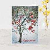 Herrliche Weihnachtsgrußkarte! Karte (Gelbe Blume)