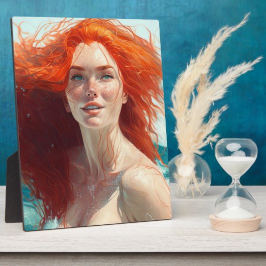 Herrlicher Abstieg aus dem Wasser Fotoplatte (Seite)