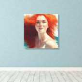 Herrlicher Abstieg aus dem Wasser Leinwanddruck (Insitu (Holzboden))