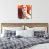 Herrlicher Abstieg aus dem Wasser Leinwanddruck (Insitu (Schlafzimmer))