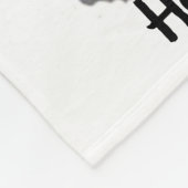 Herrlicher Aquarell-Schneemann mit Schal und Hut Fleecedecke (Ecke)